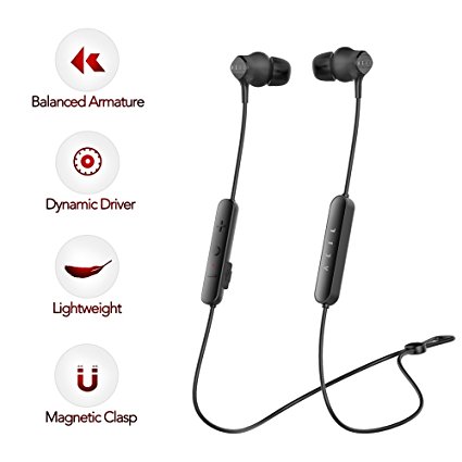 Wireless Earbuds - Stereo Bluetooth In-ear Earphones, Dynamic Driver & Knowles Balanced Armature, High-fidelity Bluetooth Earbuds, Noise-cancellation Headphones, Up to 98% at High Frequency Band