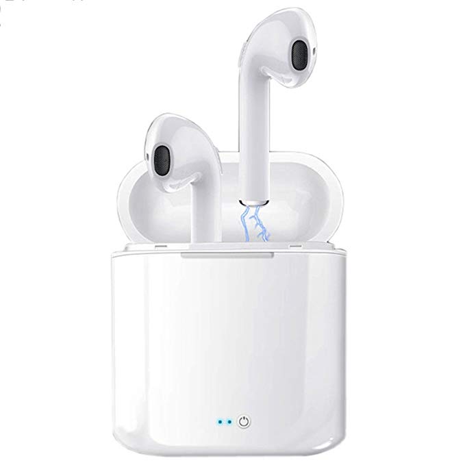 Bluetooth Headphones, Wireless Earbuds In ear Sport Headsets Mini TWS V4.2 Earpieces Earphones Stereo & HD Mic with Charging Case for iPhone X/8/7/7 Plus/6S/6S Plus, iPad and Samsung Galaxy S7/S8/S9