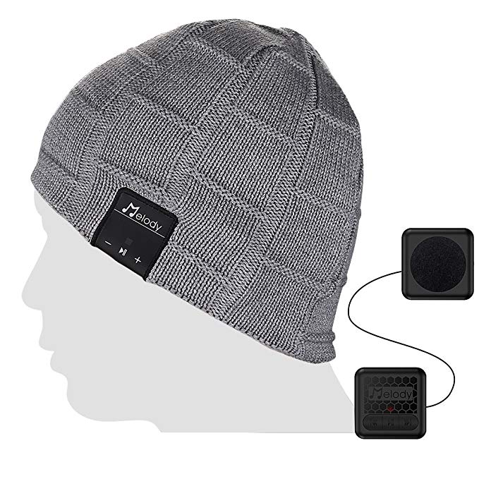 Bluetooth Beanie Music Hat ,Coeuspow Smart 4.1 Wireless Bluetooth Beanie Hat , Soft Warm Beanie Hat with Built-in Microphone and HD Stereo , Hand-free Calling & Listen to Music Outdoor in Winter