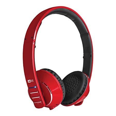 MEE audio Runaway 4.0 Bluetooth Stereo Wireless + Wired Headphones with Microphone (Red)