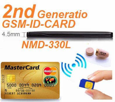 REAL 4.5 W GSM ID BOX Card NMD-330L with spy wireless earpiece Kit GSM Neckloop (Full sets with earpiece)