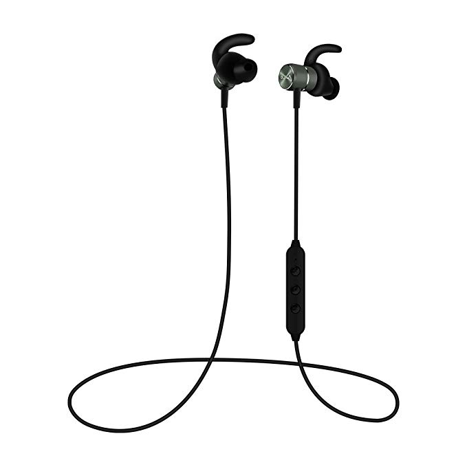 Wireless Headphones, OLALA Bluetooth 4.1 Magnetic Sports Earphones CSR8645 aptX Lossless Stereo Earbuds (IPX4 sweatproof, 8 Hours Playtime, CVC 6.0 Noise Cancelling, Secure Fit with Built in Mic) -SG1