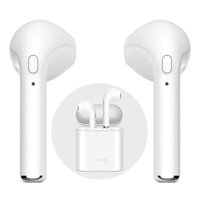 Bluetooth Headphones, Wireless headphones Mini Wireless Sports Earphone Earbuds Stereo-Ear Sweatproof Earphones with Noise Cancelling Fit for iPhone X/8/7/6/6s plus Samsung Galaxy S9, S9 Plus,S8