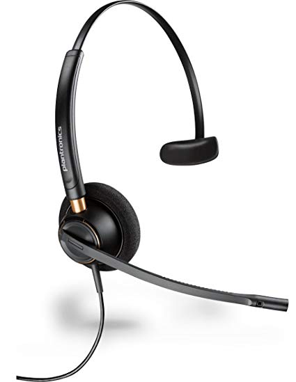 Plantronics 89433-01 Wired Headset, Black