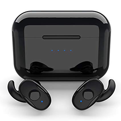 True Wireless Earbuds, Parihy Revolutionary Exclusive Advanced System Bluetooth in-ear earphones, Stereo and Mono Moes, Dual Detecting chips, Real Anti-dropout, Largest capacity 2000mAh Charge Box In-