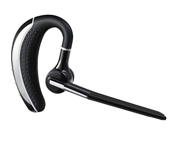 lanyasir Bluetooth Headset, Wireless Business Earpiece V4.1 Lightweight Business Earphones HandsFree with Mic for Business/Driving/Workout/Office（Black）