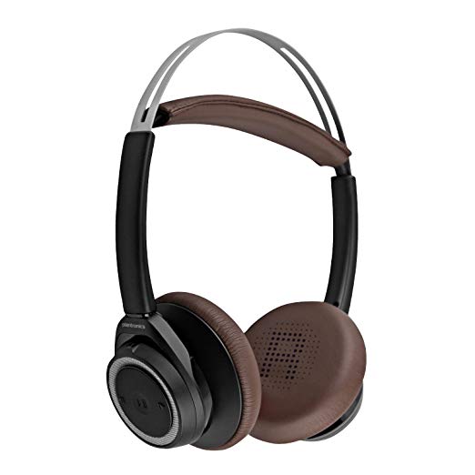 Plantronics Backbeat Sense Black/Espresso Stereo Bluetooth Wireless Headphones (Certified Refurbished)