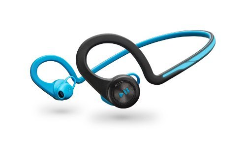 Plantronics BackBeat Fit Bluetooth Wireless Stereo Sweatproof Headphones - Blue (Certified Refurbished)