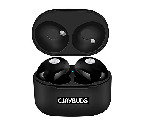 CJAYBUDS Bluetooth earbuds, Wireless headphones, Sports earphones with compact sized charging case for workout and running - Active noise cancelling