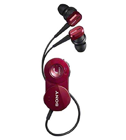 SONY DR-BT150NC-R Red | In-Ear Bluetooth Wireless Noise Canceling Headphones (Japanese Import)