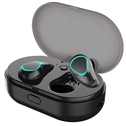 Wireless Earbuds, Touch Control True Bluetooth Headphones with 1000mAh Charging Box V4.2 Noise Cancelling Mini Twins Stereo Headset Sports In Ear Earphones with Built-in Mic for Iphone Android Phones