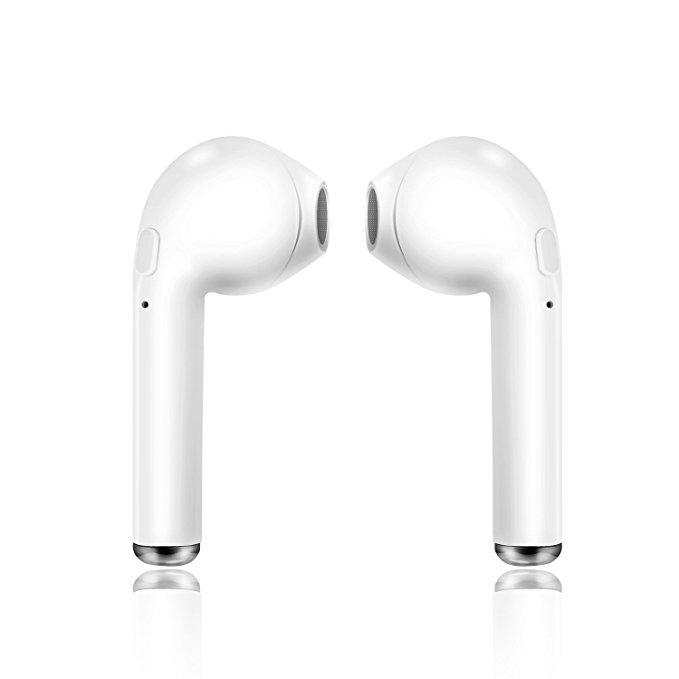 Bluetooth Earbuds, Weesound Bluetooth Headsets Stereo In-Ear Earpieces Built-in Mic Earphone for iPhone Android and More