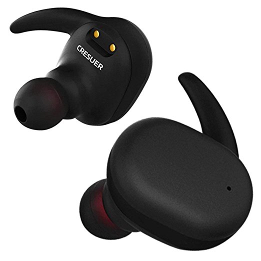 Wireless Bluetooth Earbuds, CRESUER TOUCHWAVE Touch Control TWS Bluetooth Earbuds, Ergonomic Design for Running [Matt Coating] [Waterproof & Scratch Resistant] Wireless Earbuds Headphones