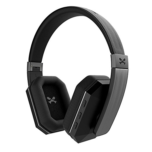 Ghostek soDrop 2 Premium Wireless Headphones | Built-In Microphone & Controls | Black