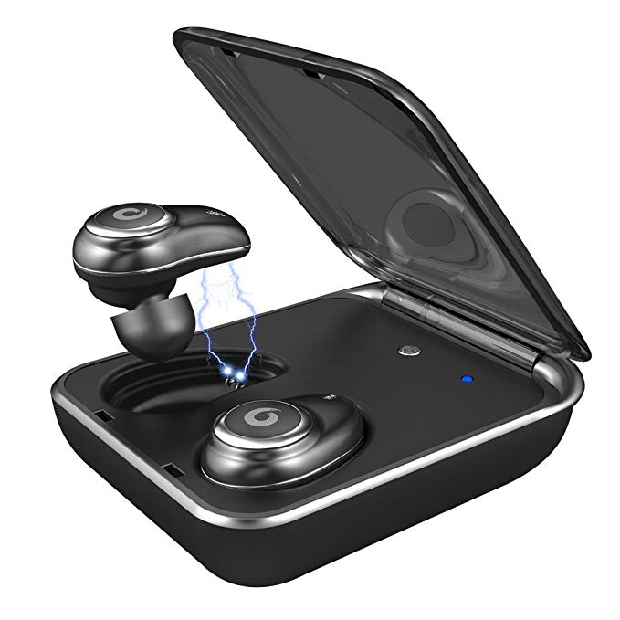 Wireless Earbuds, CASECUBE Bluetooth Headphones with 2000mAh Charging Case IPX7 Waterproof In-Ear Earbuds Touch Control 3D Stereo Sound Wireless Headphones