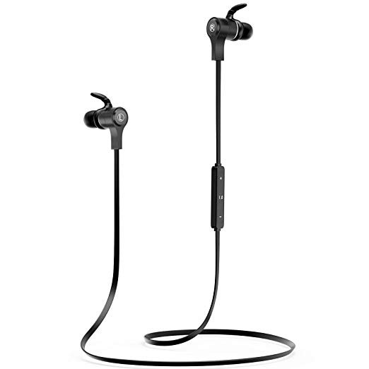 Bluetooth Headphones, V4.1 Wireless Sport Earbuds with Noise Mic, Wireless Sports Earphones for Cell phones