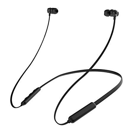 ICONNTECHS IT Bluetooth Headphones, Wireless Lightweight Neckband Headset, IPX5 Water Resistant Sport Earbuds with Noise Cancelling and Built-in Mic