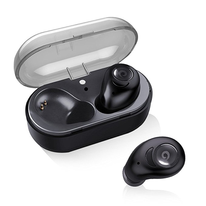 Wireless Earbuds, Earteana True Wireless Earbuds Stereo Bluetooth Headphones with Charging Box | Mini Bluetooth 4.1 Cordless Headset in Ear For iphone, ipad, Android Smartphones, Laptop