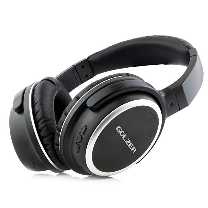 Golzer BTX40 Wireless Bluetooth 4.1 Stereo Headphones with Microphone - Silver