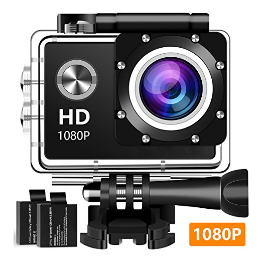 Action Camera Underwater Cam WiFi 1080P Full HD 12MP Waterproof 30m 2