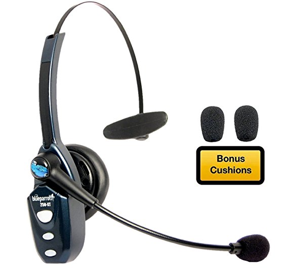 VXi BlueParrott B250-XT Bluetooth Headset Cushion Bonus Pack | Includes B250-XT Bluetooth Headset and Bonus Mic Foam Cushions