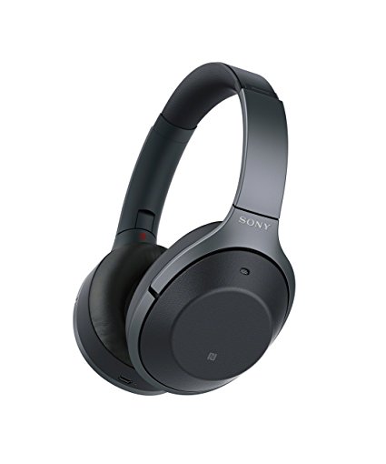 Sony Noise Cancelling Headphones WH1000XM2: Over Ear Wireless Bluetooth Headphones with Case - Black