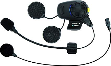 Sena Bluetooth Headset and Intercom with Built-In FM Tuner for Scooters/Motorcycles with Universal Microphone Kit