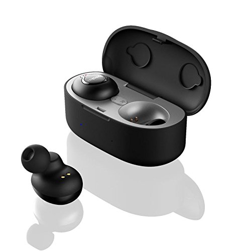 True Wireless Earbuds iyesku Bluetooth Headphones with Portable Charging Case HIFI Stereo Sound Noise Cancelling Earphones Mini Anti Falling Waterproof Sports Running Headset