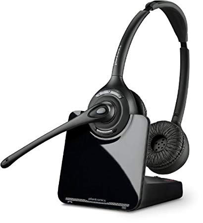 Plantronics 88285-01 Wireless Headset - DECT, Black