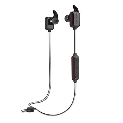 Braven Flye Sport Reflect Bluetooth Earbuds - Grey/Red