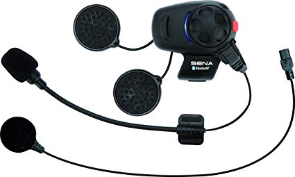 Sena SMH5-UNIV Bluetooth Headset and Intercom for Scooters/Motorcycles with Universal Microphone Kit