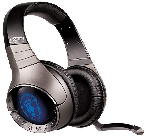 Creative Sound Blaster World of Warcraft Wireless Headset with Detachable Noise-Cancelling Microphone